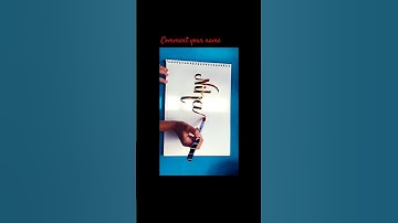 #nihal name #writing in cursive letters