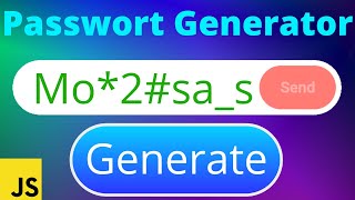 JavaScript Passwort Generator