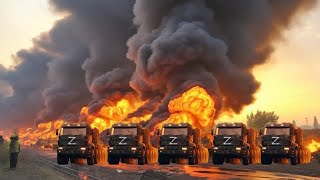 Today! May 6 Convoy of 3,270 Trucks carrying Russian Fuel destroyed by Ukraine