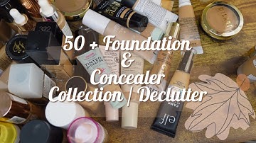Foundation & Concealer Collection - Declutter 2021!