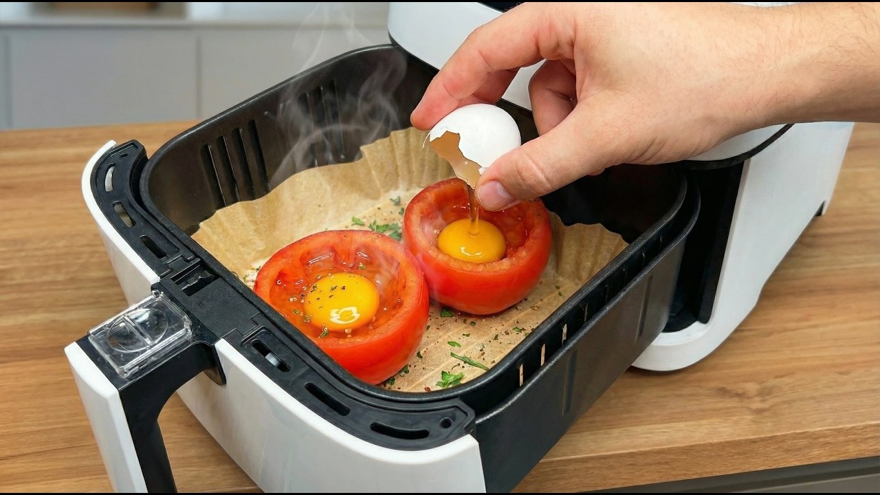 Я положил ЯЙЦО в ПОМИДОР в аэрофритюре... 😱 Я НЕ БЫЛ ГОТОВ к ЭТОМУ!