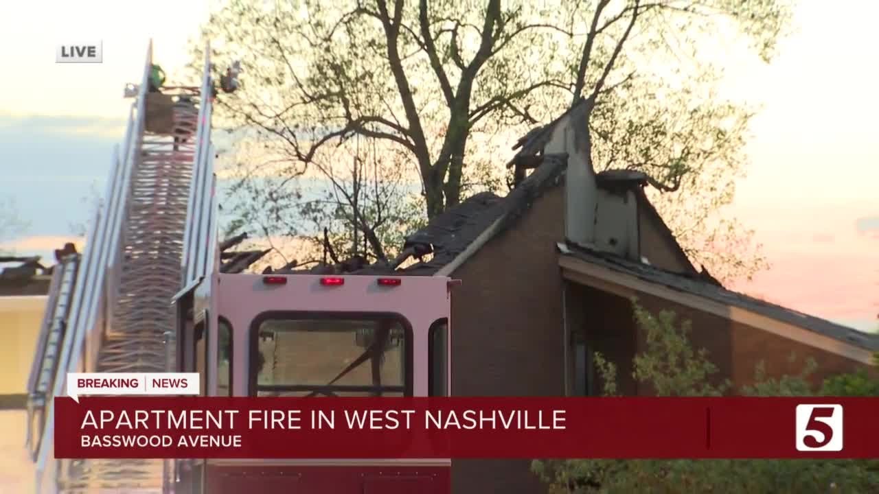 Person rescued, rushed to hospital after apartment fire - YouTube