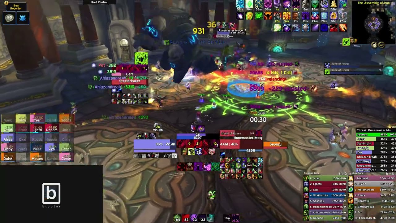 25k Execute DPS Iron Council Hard Mode | WotLK Classic Ulduar PTR Affliction Warlock PoV