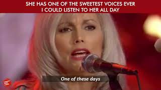 One Of These Days (with Lyrics) - Emmylou Harris