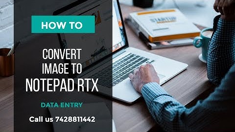 Convert any Image to Rtx notepad .rtx in Seconds. Don