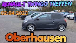 Renault Twingo Treffen in Oberhausen. 02.04.2023