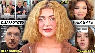 Tik Toker EXPOSES hair stylist who ruined her hair...(hair gate)