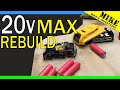 DeWalt 20v Max Lithium Battery Rebuild - Mikes Inventions