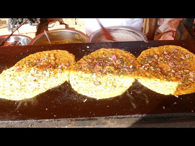 Green Moong Dal Dosa | Andhra Pesarattu Recipe | Pesarattu Dosa | STREET FOOD IN INDIA street food