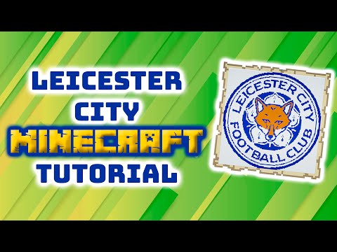 Leicester City Minecraft logo | Pixel Art tutorial