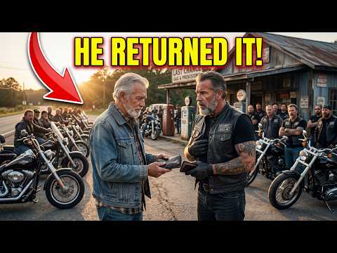 A Poor Old Man Returned a Biker's Lost Wallet — What Happened Next Changed His Life Forever