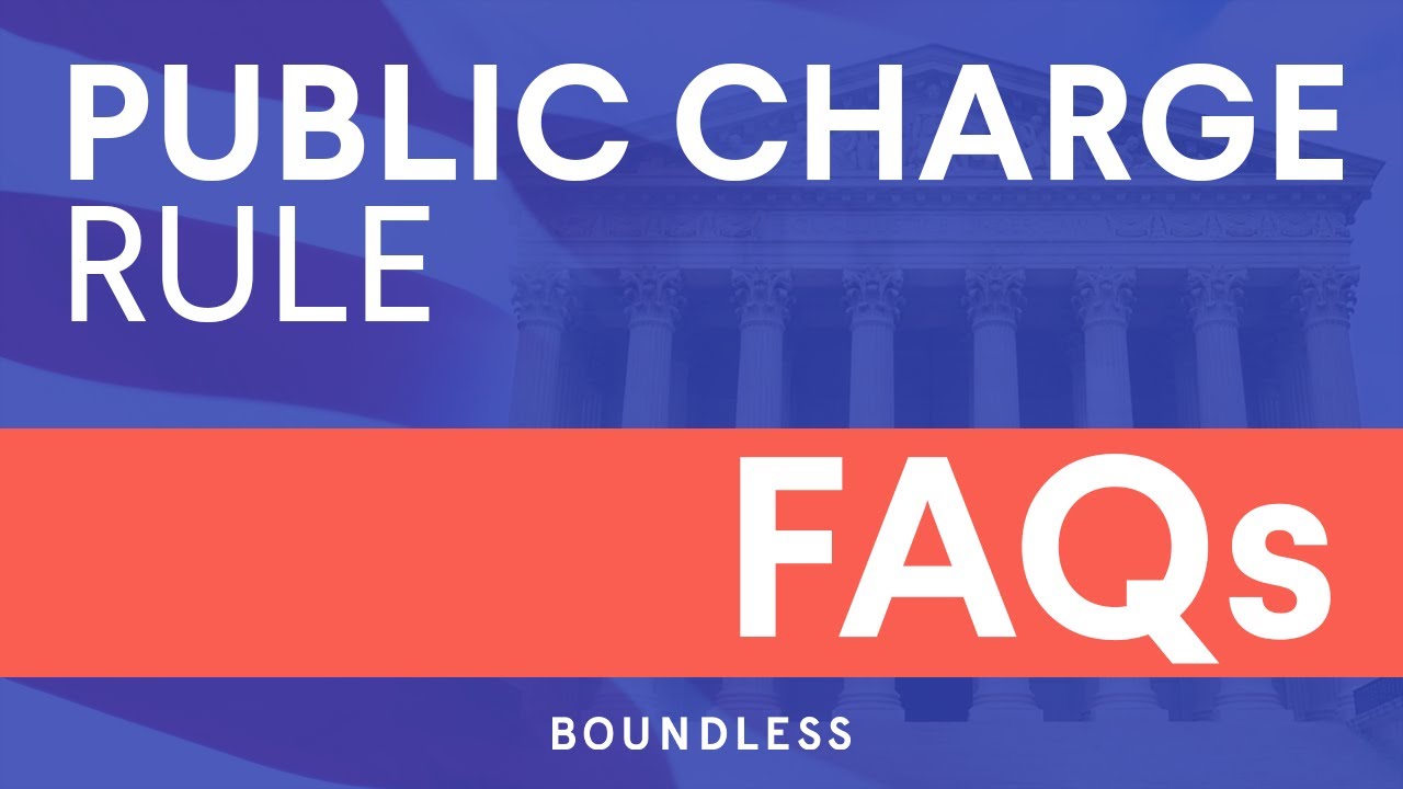 Public Charge Rule Supporting Documents FAQ YouTube