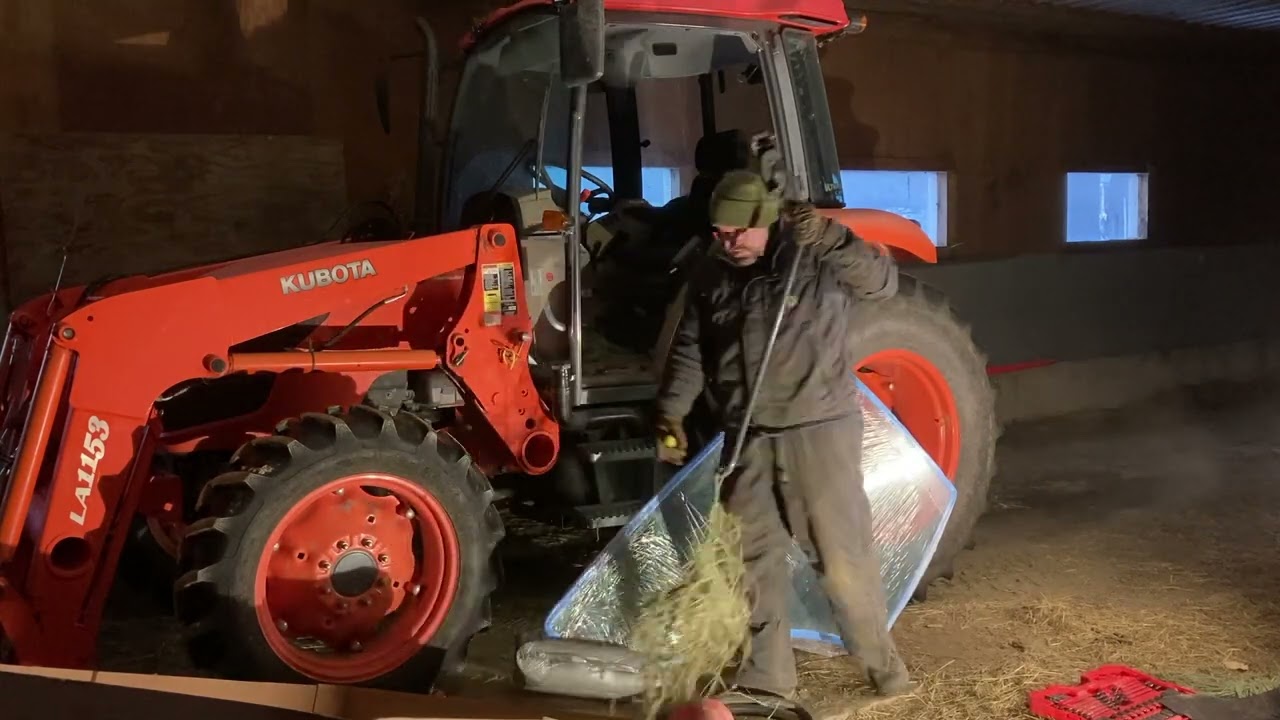 Kubota Glass Door Replacement | Cab Door Replacement on Kubota M6040