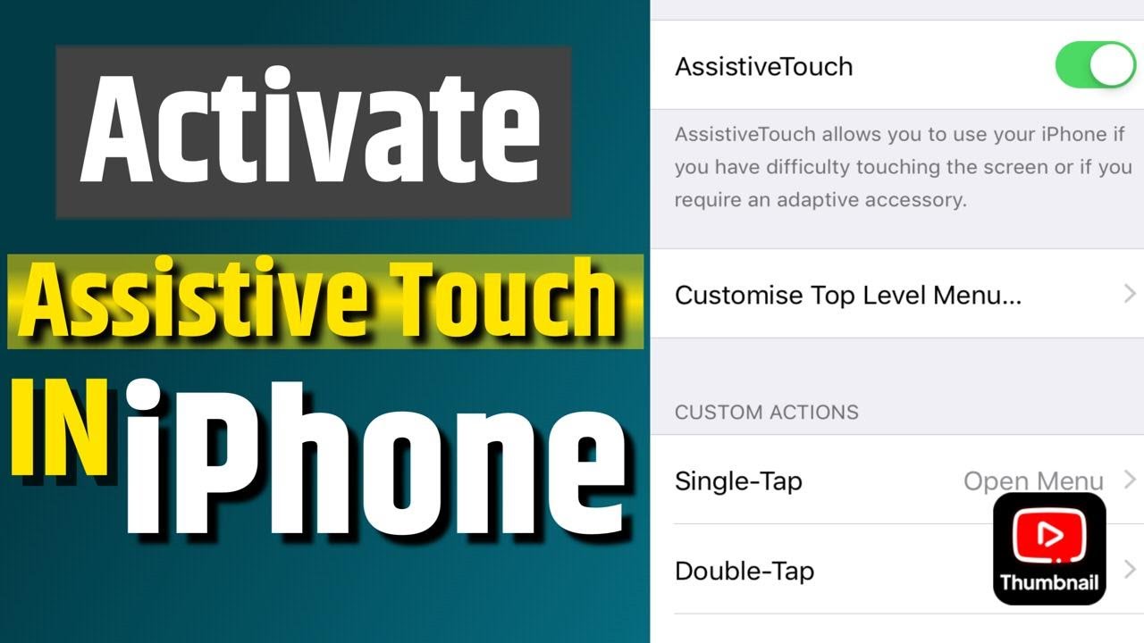 How to on Assistive Touch on iphone - Activate Assistive Touch in ...