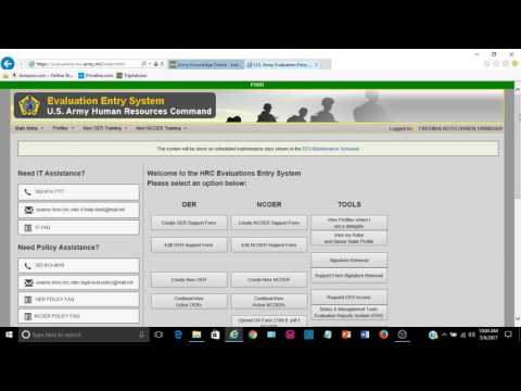 How to Access EES Evaluation Entry System