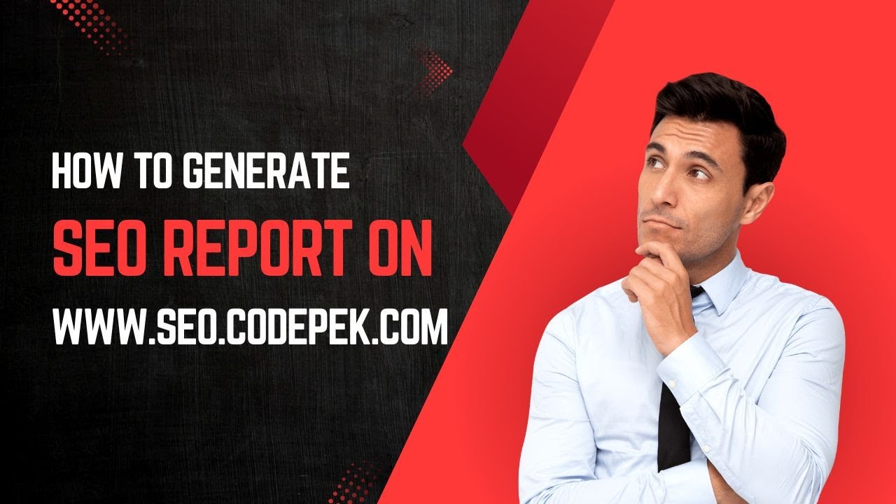 How to Easily Generate an SEO Report for Your Website with Codepek's SEO Tool