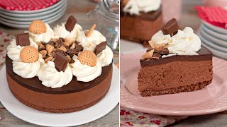 Cheesecake de Chocolate | SIN HORNO y SIN GELATINA