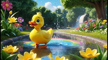 Quack Quack Yellow Duck | Fun Duck Song for Kids | Quacking Adventure Rhyme