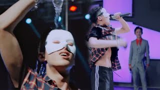 Wang Hedi shows his abdominal muscles wet on stage! Yu Shuxin is jealous!