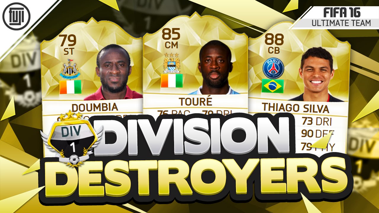 DIVISION DESTROYERS! 50K OP TEAM! - FIFA 16 Ultimate Team - YouTube