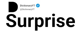 Surprise Antonyms Opposite Words