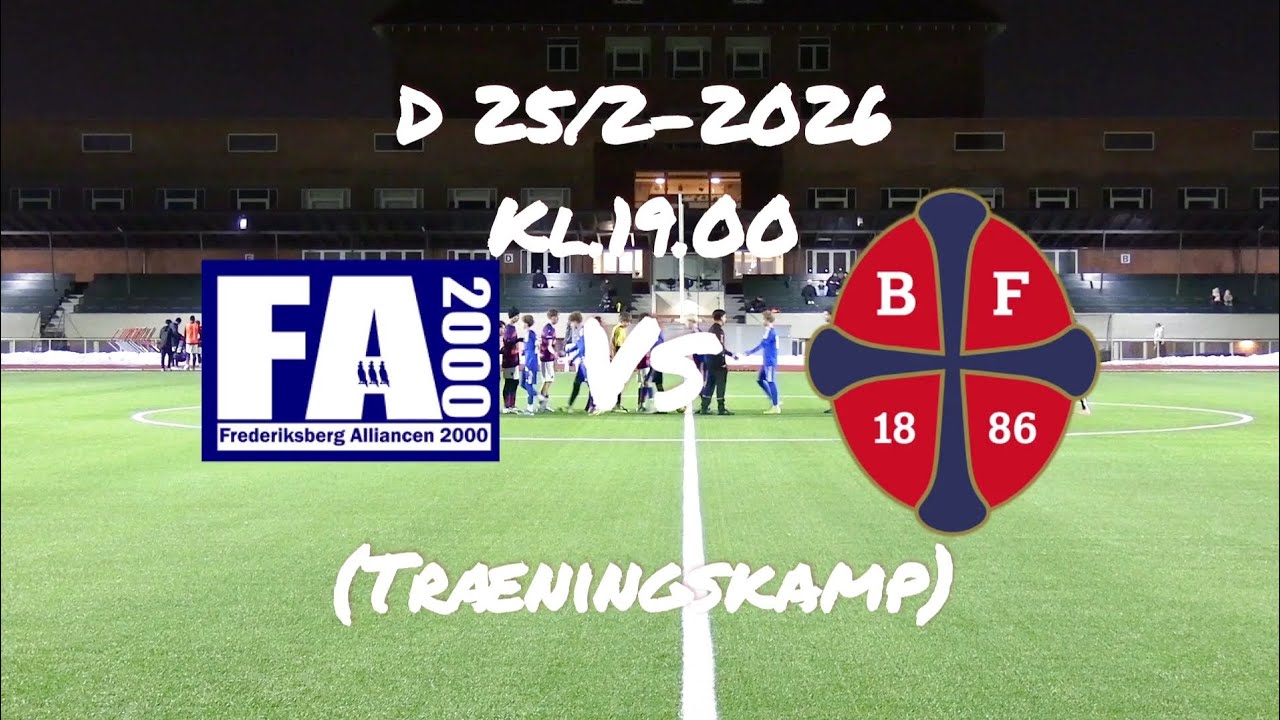 Fa2000 U15-Bk Frem U15(D.25/2-2026.Træningskamp)