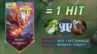 FINALLY! TRY THIS NEW MOSKOV 1 HIT BUILD 2024 (100% BROKEN) - MLBB