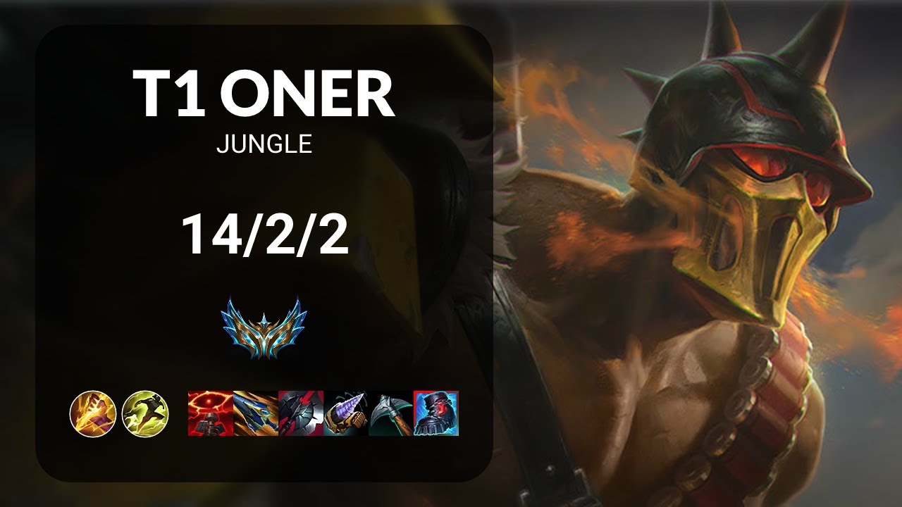 T1 Oner Pantheon vs Viego JUNGLE - KR CHALLENGER Patch 15.10