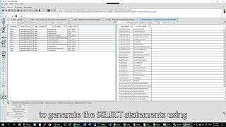 DIMS   Search database metadata using information schema with caption Profile