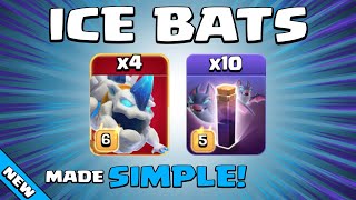 4 X Ice Hounds 10 X Bat Spells Super Spam Th13 Attack Strategy Clash Of Clans
