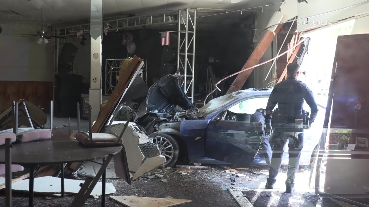 BMW Slams Into Building After Driver Has Medical Emergency | San Diego ...