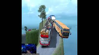 So Crazy Overload Passanger !!!! World Most Dangerous Mountain in The World - Euro Truck Simulator 2