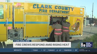 CCFD battles fire at vacant church in Las Vegas