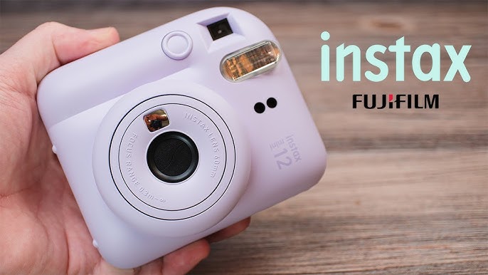 New Fujifilm Instax Mini 12 Instant Camera Blossom Pink / Pastel Blue /  Mint Green / Clay White / Lilac Purple 5 Colors - AliExpress
