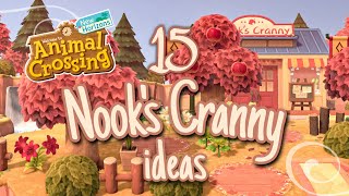 15 Ideas for Your Nook’s Cranny — Shopping District // Animal Crossing: New Horizons