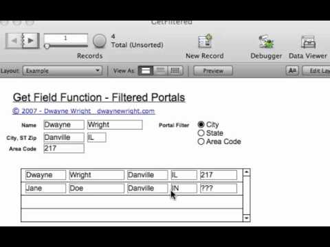 Using FileMaker Get Field In Portal Filtering