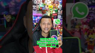 Como deixar WhatsApp modo colorido! #novidades #whatsapp #celular #dicas #truques