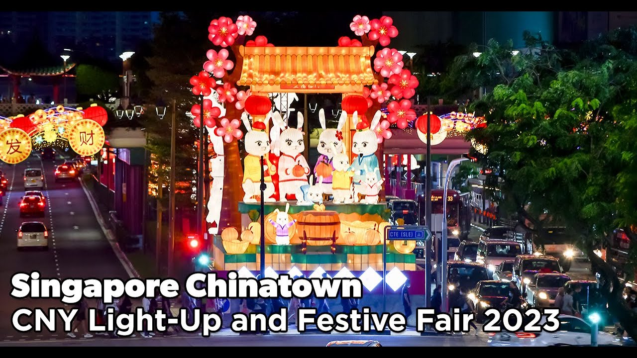 Singapore Chinatown Chinese New Year LightUp and Festive Fair 2023