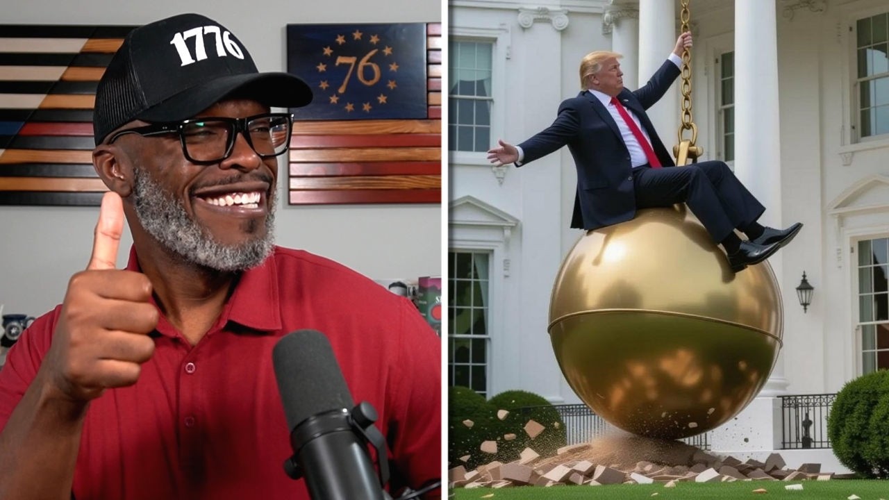 President Trump DESTROYING The White House Or Building It Back Better?