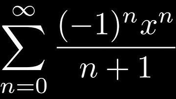 Find the Radius of Convergence of the Power Series SUM ((-1)^nx^n/(n +1))