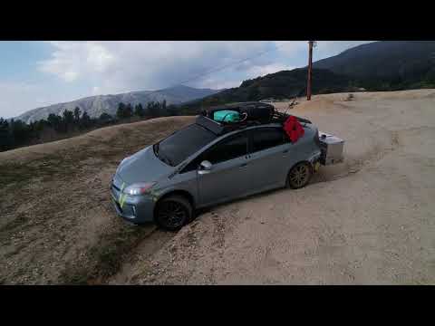 Lifted Prius with
