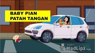 Madlipz : Baby Pian Patah Tangan