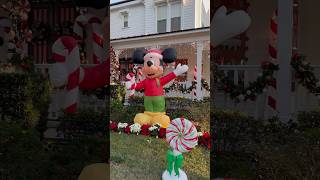 Disney Mickey Mouse Christmas Inflatables Celebration Florida #disney #christmas #florida #2024