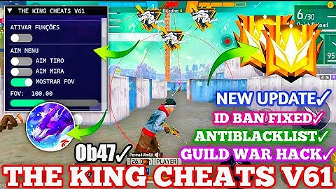THE KING CHEATS V61| OB47 FF HACK | FREE FIRE MOD MENU | THE KING CHEATS MOD MENU | FF HACK