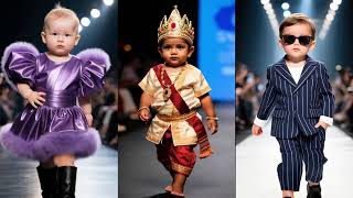 Adorable Baby Models Steal The Show Cute Kids Fashion Runway Walk