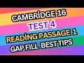 Cambridge IELTS 16 Test 4 Reading Passage 1 (Q1–6) | Gap fill Explanation &amp; Tips