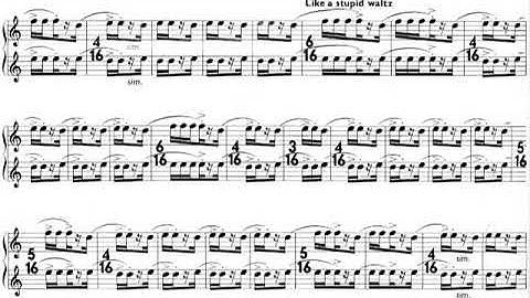 Louis Andriessen - Ende for Two Recorders, One Player (1981) [Score-Video]