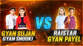 2 Vs 2 | Raistar Payel Vs GyanSujan Snooki Clash Squad Challenged  | Garena Free Fire