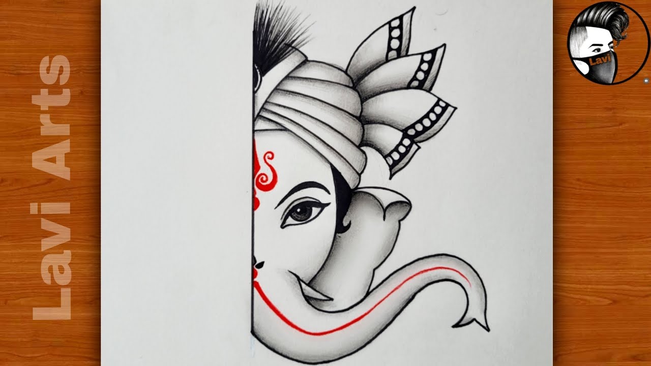 Lord Krishna Drawing - YouTube