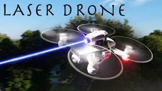 This DIY Laser Drone Is INSANELY POWERFUL!  Hunting With a Drone!!!